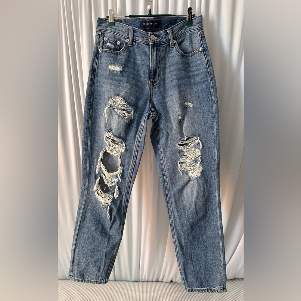 Aeropostale Light Blue Mom Jeans